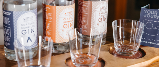 Sip your Way with our Gin Tasting Flight at Hang 10 Distillery