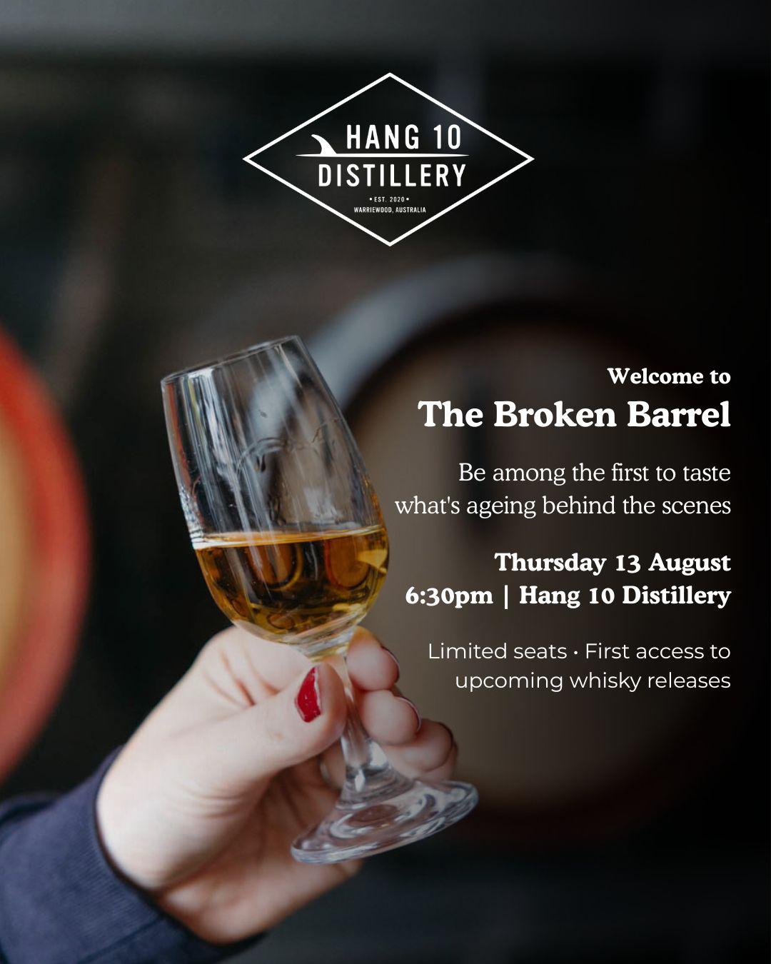 The Broken Barrel – Exclusive Whisky Barrel Tasting