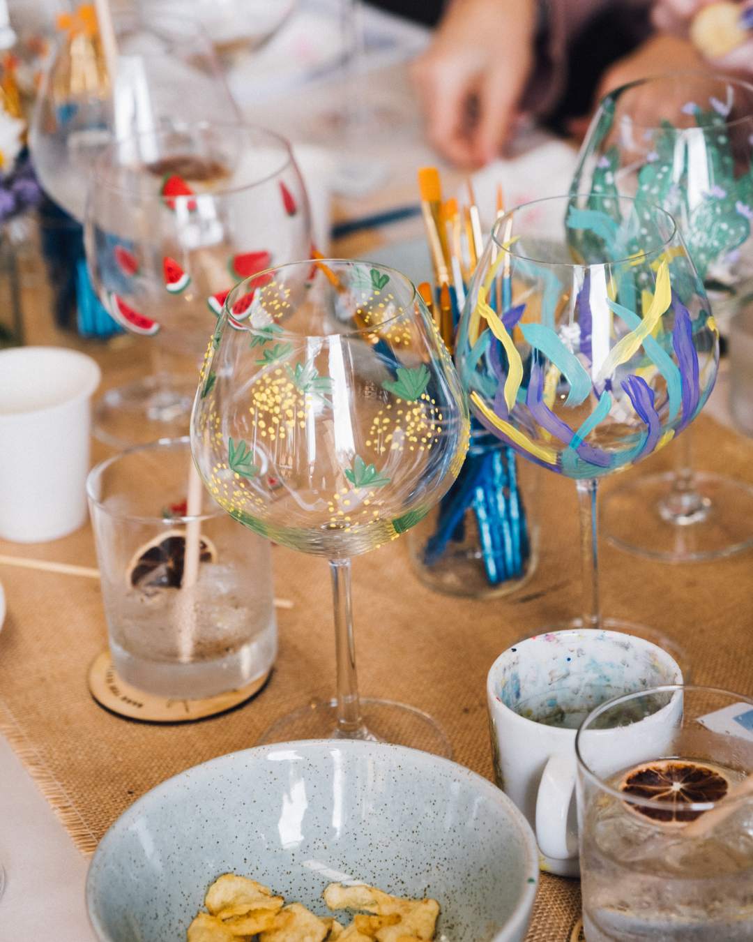 Gin Glass Painting Workshop