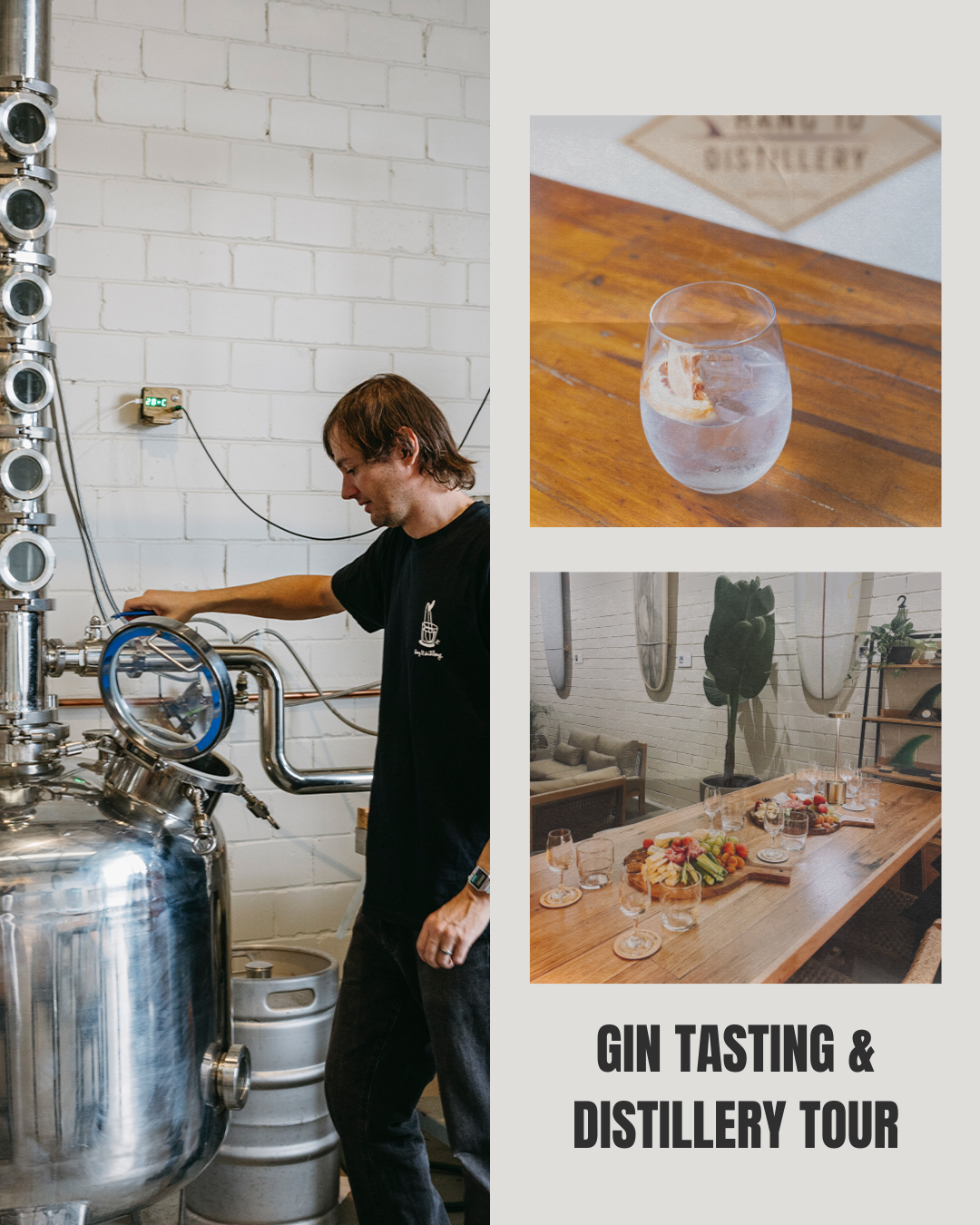 Distillery Tour & Gin Tasting Experience – Hang 10 Distillery, Northern Beaches