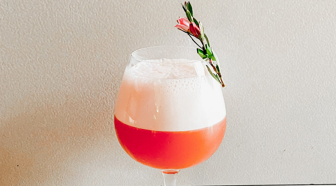 Cocktail by Ausbotanicals: Baker's Aperol Gin Sour