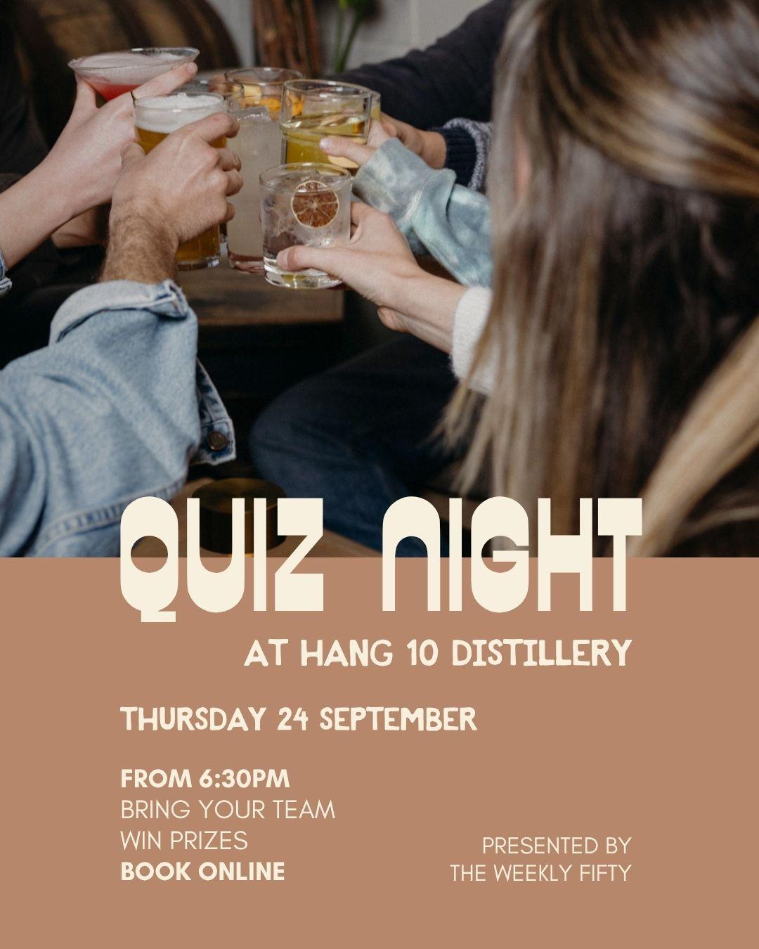 Quiz Night - Thursday 24 September