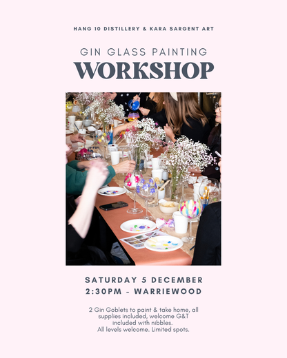 Gin Glass Painting Workshop