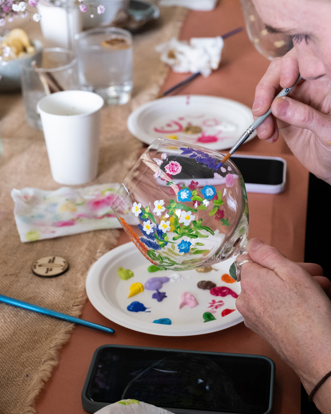 Gin Glass Painting Workshop