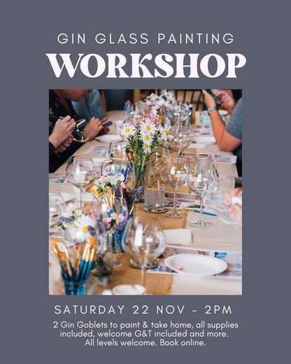 Gin Glass Painting Workshop