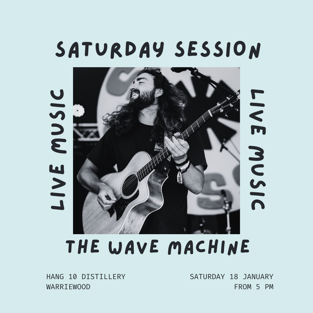 Saturday 18 January 2025 - Free Live Music with The Wave Machine