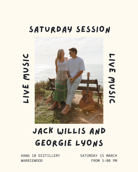 Saturday 15 March - Free Live Music with Georgie Lyons & Jack Willis