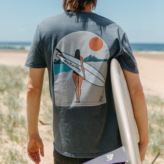 Vintage Blue Organic Cotton T-Shirt